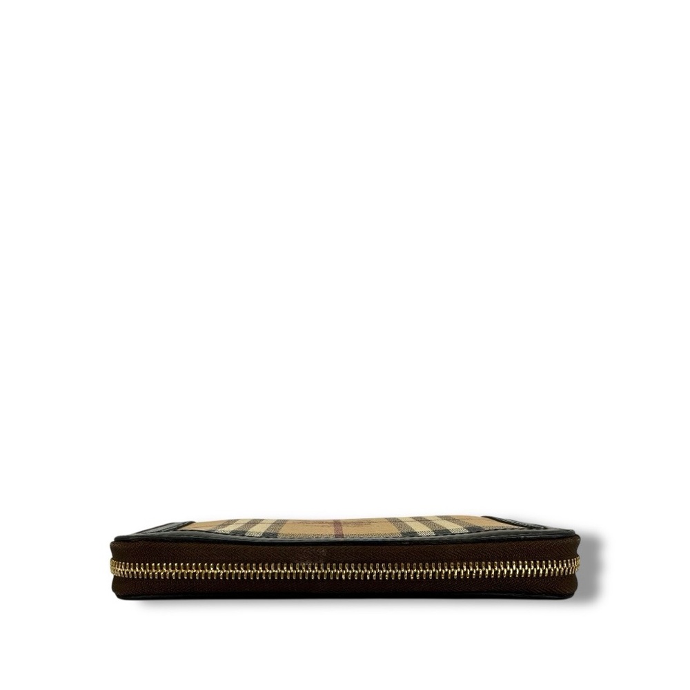 Burberry Haymarket Check Large Ziggy Zip Around Wallet - Picture 6 of 16